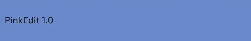 PinkEdit 1.0